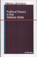 Political theory in the welfare state /