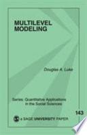 Multilevel modeling /