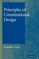 Principles of constitutional design /