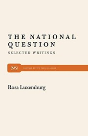 The national question : selected writings /