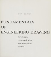 Fundamentals of engineering drawing for design, communication, and numerical control /