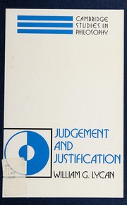 Judgement and justification /