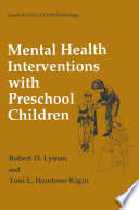 Mental health interventions with preschool children /