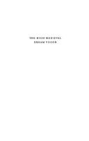 The high medieval dream vision : poetry, philosophy, and literary form /