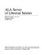 ALA survey of librarian salaries /