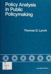 Policy analysis in public policymaking /