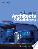 Materials for architects and builders /