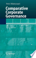 Comparative corporate governance : shareholders as a rule-maker /