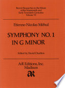 Symphony no. 1 in G minor /