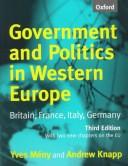 Government and politics in Western Europe : Britain, France, Italy, Germany /