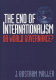 The end of internationalism : or world governance? /