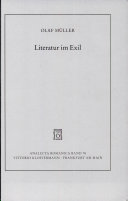 Literatur im Exil : zur Konstitution romantischer Autorschaft in Frankreich und Italien /