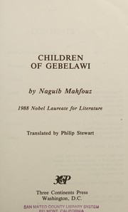 Children of Gebelawi /