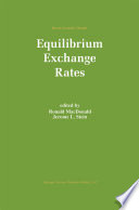 Equilibrium Exchange Rates /