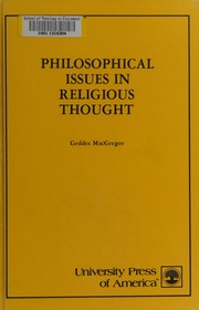 Philosophical issues in religious thought /