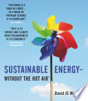 Sustainable energy--without the hot air :