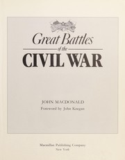 Great battles of the Civil War /