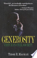 Generosity : virtue in civil society /