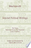 Selected political writings /