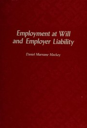 Employment at will and employer liability /