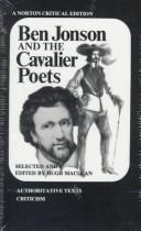 Ben Jonson and the cavalier poets : authoritative texts, criticism /
