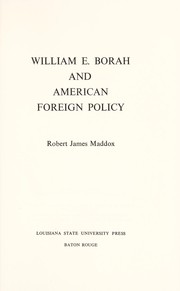 William E. Borah and American foreign policy.