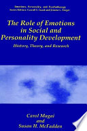 The role of emotions in social and personality development : history, theory, and research /