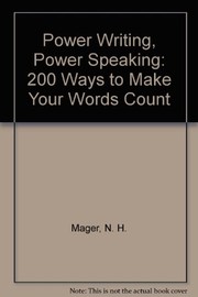 Power writing, power speaking : 200 ways to make your words count /