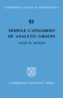 Module categories of analytic groups /