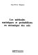 Les methodes statistiques et probabilistes en mecanique des sols /