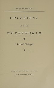 Coleridge and Wordsworth : a lyrical dialogue /