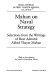 Mahan on naval strategy : selections from the writings of Rear Admiral Alfred Thayer Mahan /