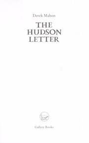 The Hudson letter /