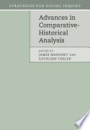 Advances in comparative-historical analysis /