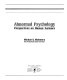 Abnormal psychology : perspectives on human variance /