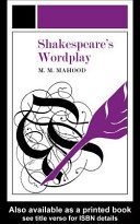 Shakespeare's wordplay /