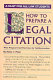 How to prepare a legal citation /