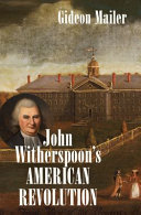 John Witherspoon's American Revolution /