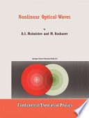 Nonlinear optical waves /