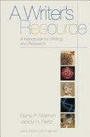 A writer's resource : a handbook for writing and research /