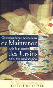 Correspondance : 1709, une année tragique /