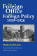 The Foreign Office and foreign policy, 1919-1926 /