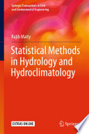 Statistical Methods in Hydrology and Hydroclimatology /