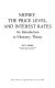 Money, the price level, and interest rates : an introduction to monetary theory /