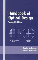 Handbook of optical design /