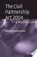 The Civil Partnership Act 2004 : a practical guide /