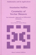 Geometry of vector sheaves : an axiomatic approach to differential geometry /