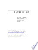 Recidivism /