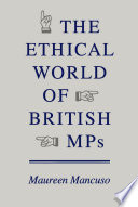 The ethical world of British MPs /
