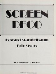 Screen deco : [a celebration of high style in Hollywood] /